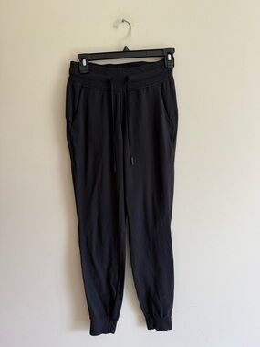 lululemon athletica Black Jogger Leggings with Drawstring Waist